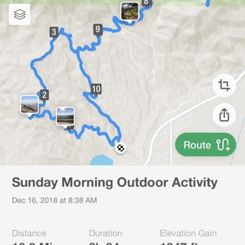 Potato Mountain - Total trip if you start at Claremont Loop and wrap around west side. - Hiking Near Me - Claremont, California