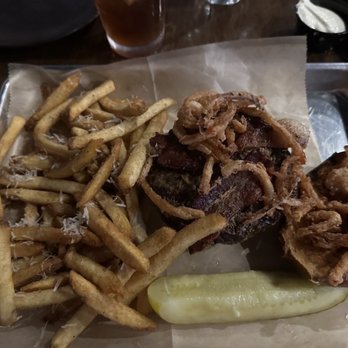 Naked Burger - Big Texas Burger- was served cold w/ cold fries - Burgers Near Me - Clinton Township, Michigan