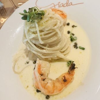 GIADA - Lemon spaghetti with prawns - Italian Near Me - Las Vegas, Nevada