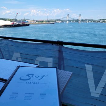 Surf Restaurant - four tables for outdoor dining. - Seafood Near Me - Portsmouth, New Hampshire Surf Restaurant - four tables for outdoor dining. - Seafood Near Me - Portsmouth, New Hampshire
