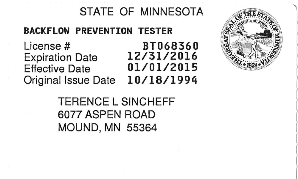 Slide of Terry's Plumbing