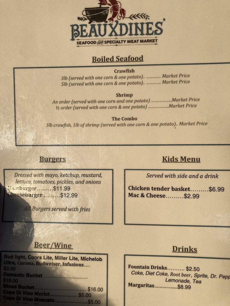 Food from Beauxdines