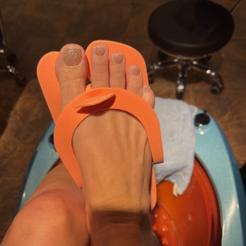 Moon Nails - A little foot for your fetish! . But super happy with my pedicure! - Nail Salons Near Me - Apple Valley, Minnesota