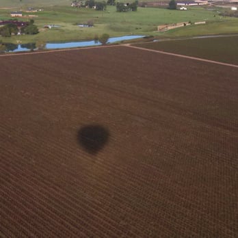 Sky Drifters - View from the sky - Beautiful shadow of the balloon on the vinyard - Hot Air Balloons Near Me - Rancho Murieta, California Sky Drifters - View from the sky - Beautiful shadow of the balloon on the vinyard - Hot Air Balloons Near Me - Rancho Murieta, California