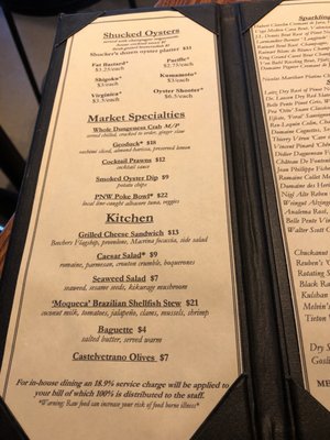 Menu photo 5 Taylor Shellfish Oyster Bar Seattle, WA Menu photo 5 Taylor Shellfish Oyster Bar Seattle, WA