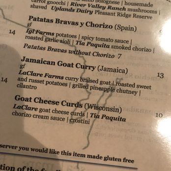 La Merenda - Jamaican goat curry - Tapas Bars Near Me - Milwaukee, Wisconsin La Merenda - Jamaican goat curry - Tapas Bars Near Me - Milwaukee, Wisconsin