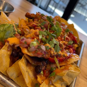 Veggie Grill by Next Level - The Chick'n Tinga Nachos was amazing too, The flavor was delicious. - Vegan Near Me - Burbank, California