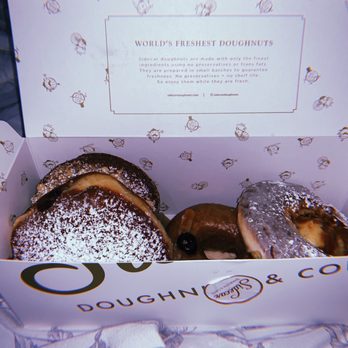 Sidecar Doughnuts & Coffee - Seasonal Christmas flavors: bourbon creme brûlée, gingerbread, etc - Donuts Near Me - Costa Mesa, California Sidecar Doughnuts & Coffee - Seasonal Christmas flavors: bourbon creme brûlée, gingerbread, etc - Donuts Near Me - Costa Mesa, California
