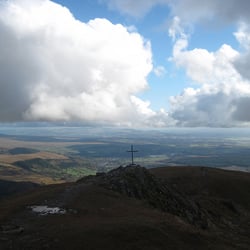 Ben Ledi - Cross just down from the peak