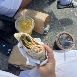 4. Breakfast Sausage Burrito