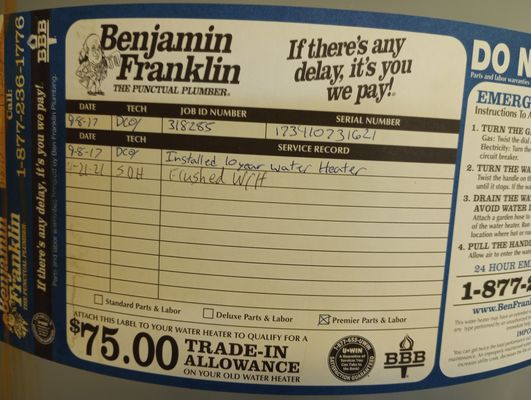 Benjamin Franklin Plumbing of Cookeville Logo