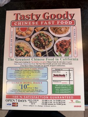 Menu photo 1 Tasty Goody West Covina, CA Menu photo 1 Tasty Goody West Covina, CA