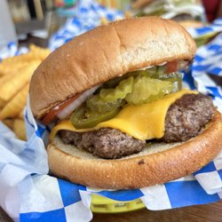 Mel's Blueplate Express - Cheese burger