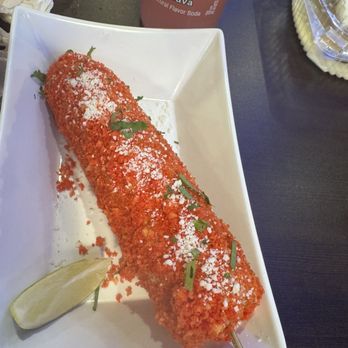 The Birria Kitchen - Mexican Street Corn with Cheetos - Tacos Near Me - Edison, New Jersey
