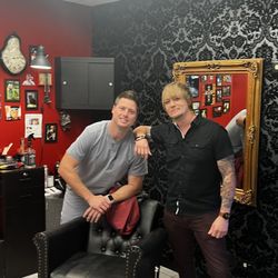 Fresh haircut in the new salon