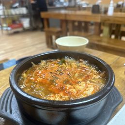 Spicy cow head soup