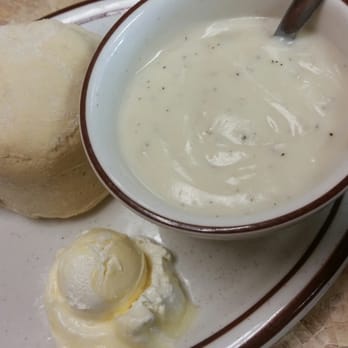 Spencer's Cafe - Biscuit and gravy.  It Was so delicious. - American Near Me - Bakersfield, California