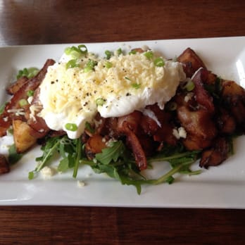 Yolks - Double smoked bacon, 2 eggs, arugula and the best damn hash browns in the world. - Breakfast & Brunch Near Me - Vancouver, British Columbia Yolks - Double smoked bacon, 2 eggs, arugula and the best damn hash browns in the world. - Breakfast & Brunch Near Me - Vancouver, British Columbia