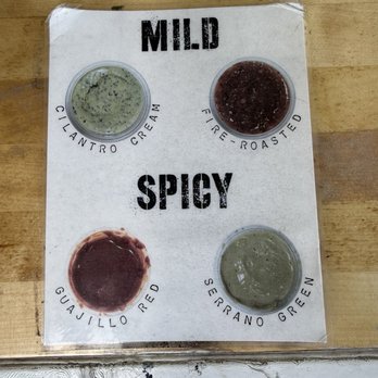 Tacos 1975 - Salsas - Mexican Near Me - Oceanside, California
