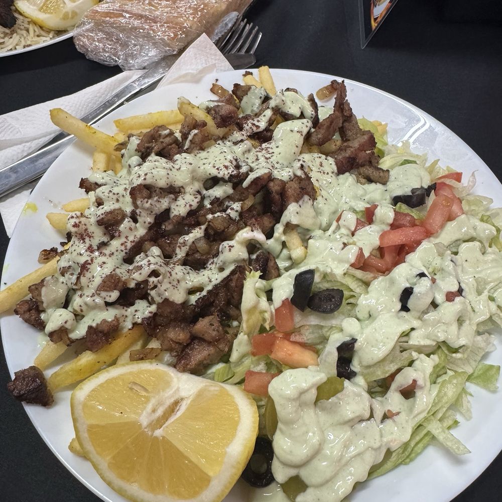 Colfax Kabob & Burger - Lamb over fries - Kebab Near Me - Colfax, California Colfax Kabob & Burger - Lamb over fries - Kebab Near Me - Colfax, California