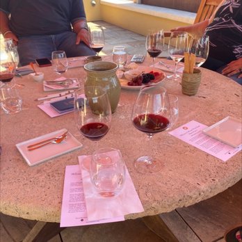 Round Pond Estate - Our table for the couple of hours of tasting! Scenery just breath taking! - Wineries Near Me - Rutherford, California Round Pond Estate - Our table for the couple of hours of tasting! Scenery just breath taking! - Wineries Near Me - Rutherford, California