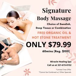 Miracle Healing Spa - Walk-in & Appointment Welcome