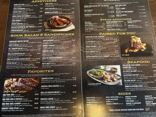 Menu photo 1 Saltgrass Steak House Webster, TX