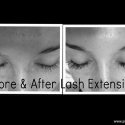 Flirty Girl Lashes - Before & After Lash Extensions
