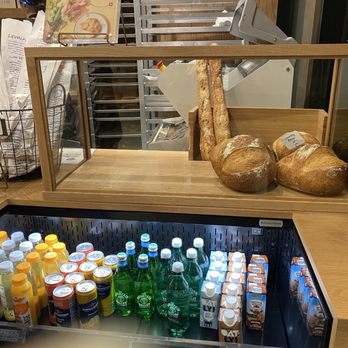Levain Bakery - Bread and drink selection. They also have latte. - Bakeries Near Me - Venice, California