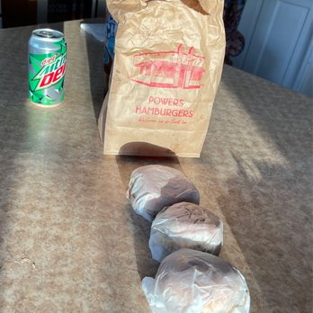 Powers Hamburgers - Three for the road. - Burgers Near Me - Fort Wayne, Indiana