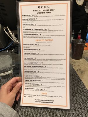Menu photo 7 GCDC Grilled Cheese Bar Washington, DC, DC