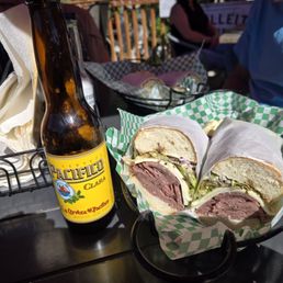 Great roast beef sandwiches, cold beer!! Great roast beef sandwiches, cold beer!!