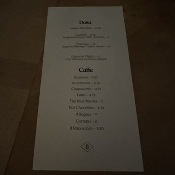 Caffe Di Beppe - Dessert and coffee menu~ (March 2025) - Cafes Near Me - Vancouver, British Columbia