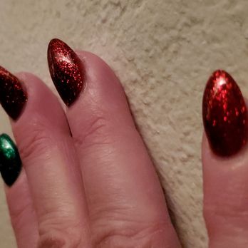 First Lady Nails - Clearly uneven and not stiletto style - Nail Salons Near Me - Louisville, Kentucky