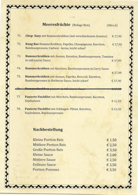 Menu photo 5 Asien-Restaurant Palawan Biberach, BW