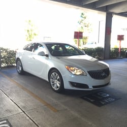 Budget - Buick Regal rental car.