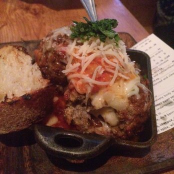 Barbuzzo - giant meatball - Mediterranean Near Me - Philadelphia, Pennsylvania