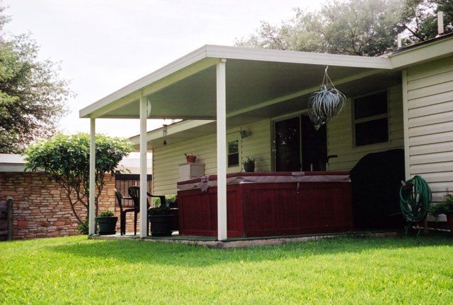 Slide of White Aluminum and Windows