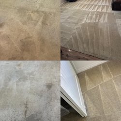 Sabrina and J Housekeeping Services Inc. - Before /after carpet cleaning new jobs Happy clients