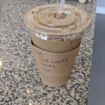 Revive Coffee & More - Large iced honey cinnamon latte - Coffee & Tea Near Me - Berrien Springs, Michigan