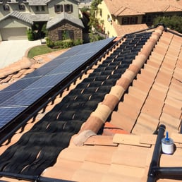 Installation around PV panels.