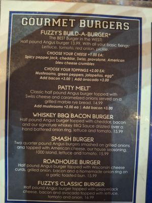 Menu photo 2 Fuzzy’s Sports Grill Peoria, AZ Menu photo 2 Fuzzy’s Sports Grill Peoria, AZ