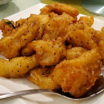 Henry's Cuisine - Vietnamese style deep fried fish w/ basil and black pepper - Asian Fusion Near Me - Alhambra, California