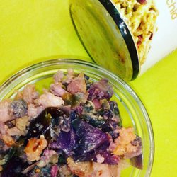 Vamos - Vegano con verza viola è crema di pistacchi
