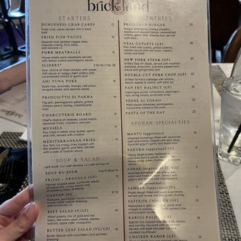 Brickland | Restaurant & Bar - Menu - New American Near Me - Sacramento, California