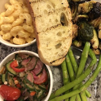 Urban Plates - Take 4 plus a slice of rustic bread - New American Near Me - Dublin, California Urban Plates - Take 4 plus a slice of rustic bread - New American Near Me - Dublin, California