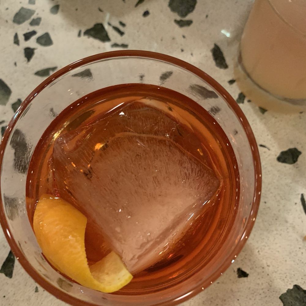 Twelvemonth - "No"groni mocktail - Vegan Near Me - Burlingame, California Twelvemonth - "No"groni mocktail - Vegan Near Me - Burlingame, California