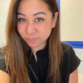 ssooniestyle - BEFORE photo. Orange hair, odd uneven layers. - Hair Salons Near Me - Los Angeles, California
