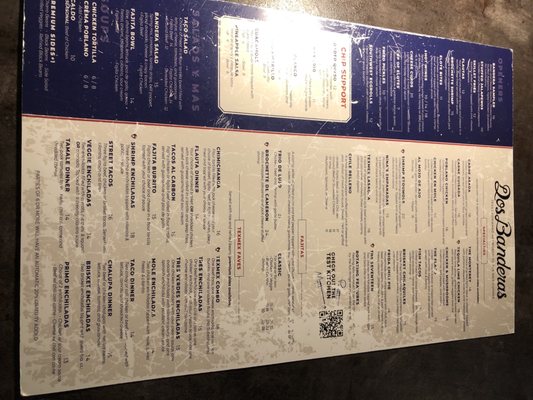 Menu photo 3 Dos Banderas Garland, TX