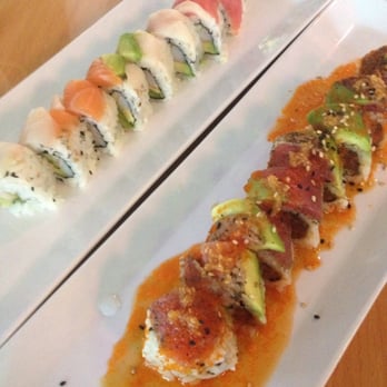 Sushi Nini - Rainbow and Double Tuna Rolls - Sushi Bars Near Me - Round Rock, Texas Sushi Nini - Rainbow and Double Tuna Rolls - Sushi Bars Near Me - Round Rock, Texas